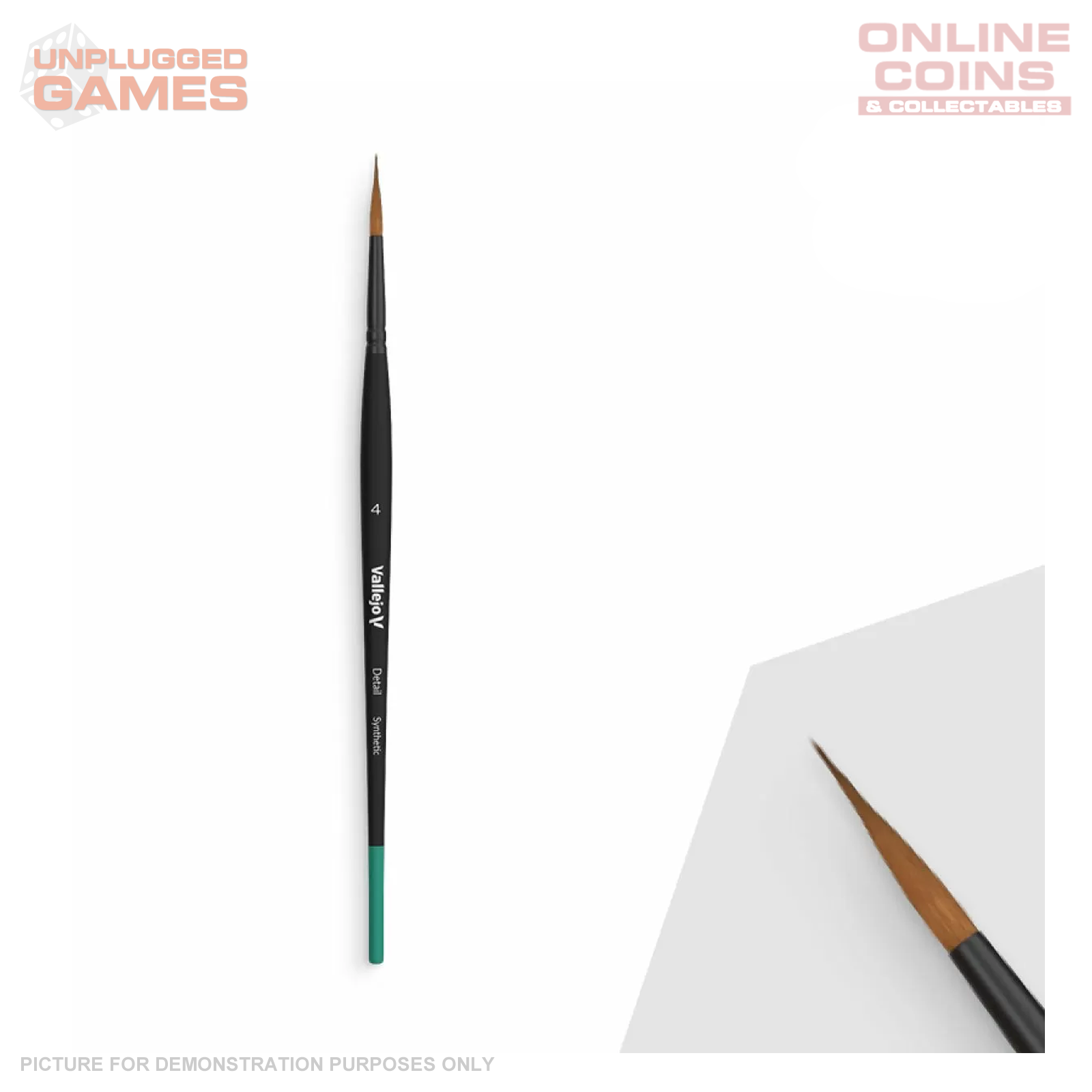 Vallejo - Brushes - Detail - Round Synthetic Brush No. 4/0